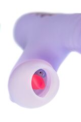 Сиреневый вибратор Spinny с функцией Up&Down - 23 см. - 