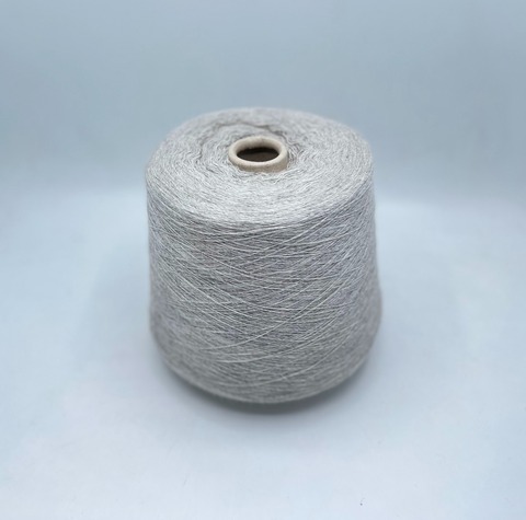 Бобинная пряжа (пр.Италия),1500м/100гр, Шерсть/Полиамид/Ангора , цвет -Серый меланж арт.31174