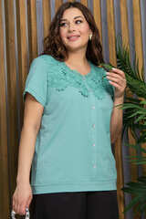 Блуза Лейла (оливковая) Б13333-20М LT Collection