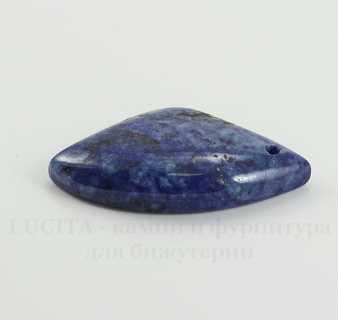 Подвеска Ляпис Лазурит (прессов., тониров) (цвет - темно-синий) 39,3х24,3х7,5 мм №133