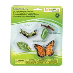 Набор фигурок Жизненный цикл бабочки Монарх, Safari Ltd.
