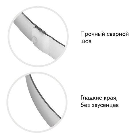 Кольцо для нарезки бисквитов d=20,2 см, h=1 см