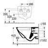 Villeroy&Boch 4670TSR1 Унитаз подвесной Subway 3.0 375x560 CeramicPlus (с сиденьем)