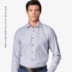 Сорочка мужская Venti Modern Fit 154409200-106 в синей гамме с цветной отделкой