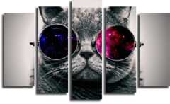 Модульная картина "Гипнокот"