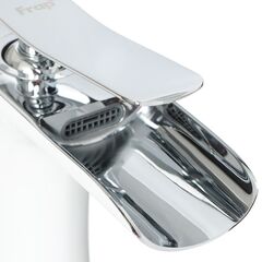 Смеситель для раковины, Frap, корот изл, с картриджем, бел, F1052-52