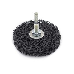 37-1-408 Круг зачист. полимер. (коралловый) штифт 6мм,Черный, medium grain (средний), 75х15мм (РемоКолор)