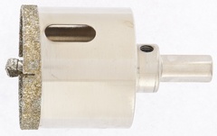 726453 Сверло алмазное по керамограниту, 45 х 67 мм, 3-гранный хвостовик// Matrix