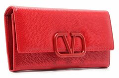 Кожаный кошелёк Valentino красный