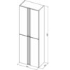 Allen Brau 1.E1006.AM 2.0 1.E1006.AM ECLIPSE 2.0 Пенал 60, anthracite matt (333988)