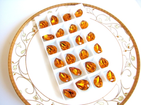 Капли 18*13 мм Topaz