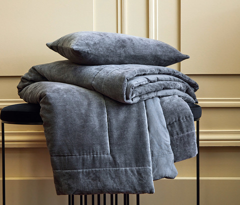 Покрывало 240х260 Blanc Des Vosges Byzance Anthracite