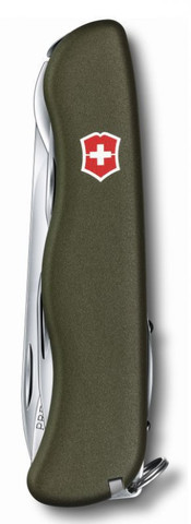 Нож складной Victorinox Outrider, 111 mm, 14 функций, зеленый