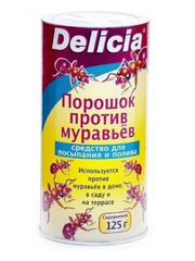 Порошок против муравьев "Delicia", 125 г