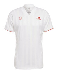 Футболка теннисная Adidas Freelift Tee ENG M - white/scarlet