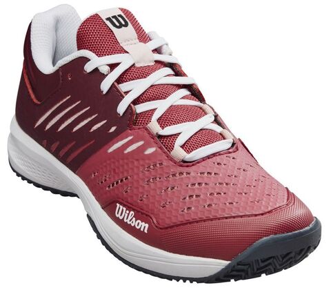 Женские теннисные кроссовки Wilson Kaos Comp 3.0 W - earth red/fig/silver pink