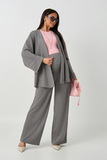 Костюм для беременных 18236 темно-серый