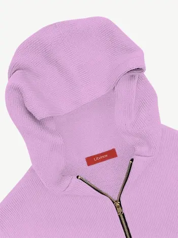 Толстовка на замке из экохлопка