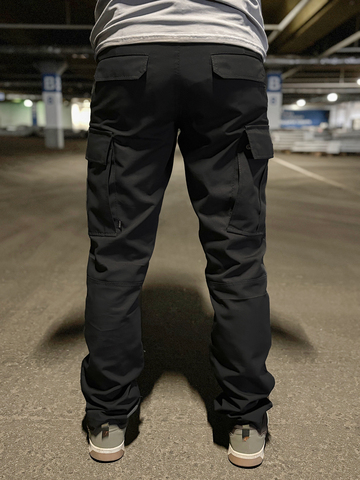 Хлопковые штаны с карманом под нож 