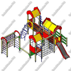 Модульный игровой комплекс «Весёлый маршрут»