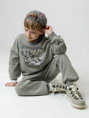 брюки  для мальчика  КР 400857/хаки 6206 к592