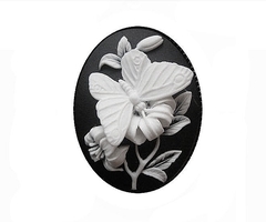 Силиконовый молд Камея № 29 Бабочка Объемная