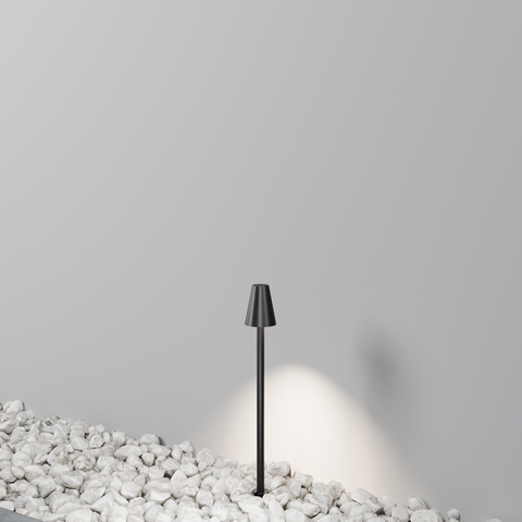 Грунтовый светодиодный светильник Maytoni Cane O504FL-L1B3K