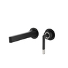 Boheme 165-B Смеситель Boheme Duo для раковины из стены 2х-позиционный BLACK