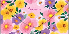 Открытка-конверт Счастья, 8*17 см, 5 шт.