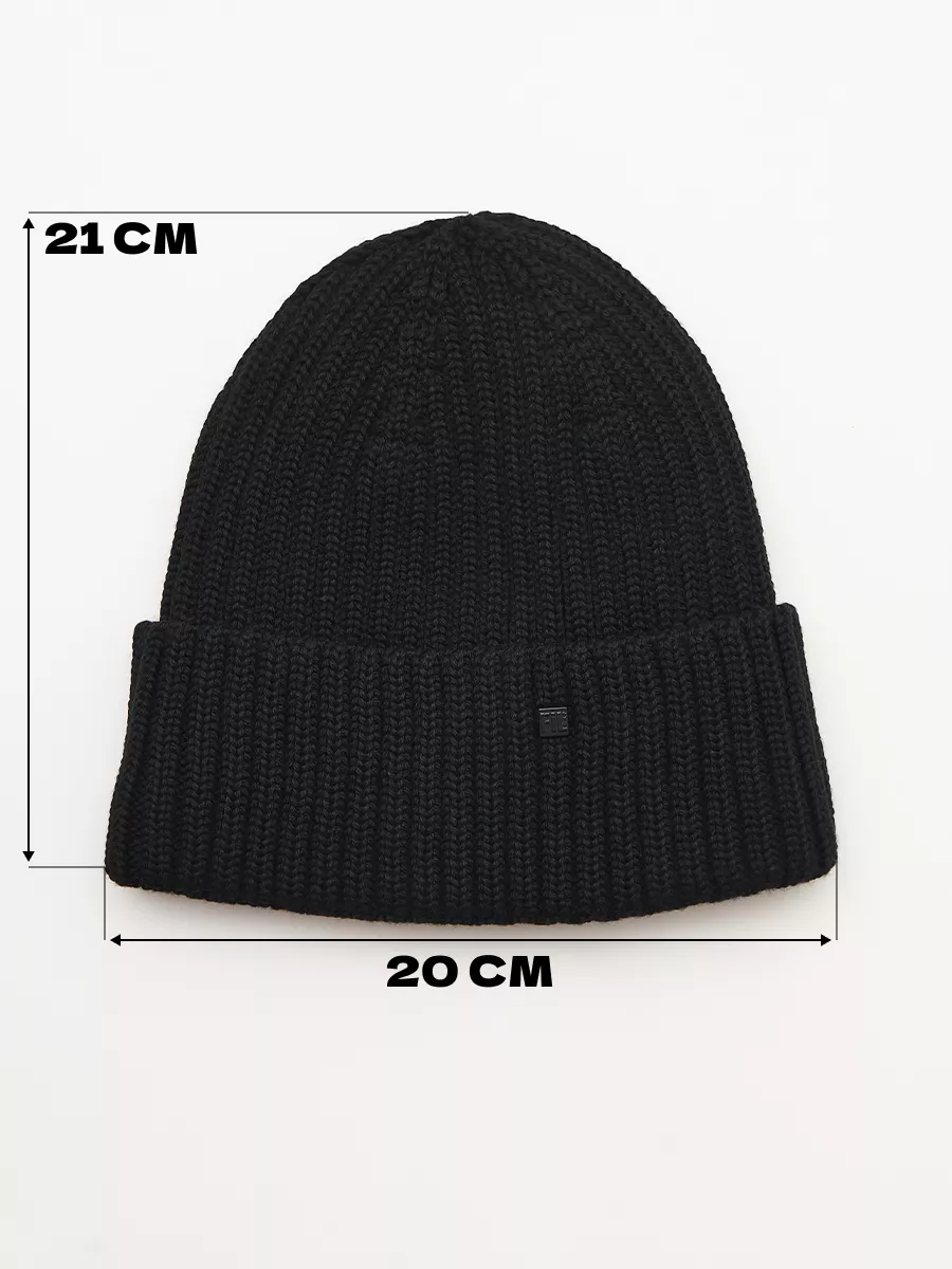 Шапка бини зимняя весенняя с флисом