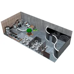 Детский игровой лабиринт «Остров открытий» 80 м²