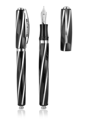 Ручка перьевая Visconti Divina Elegance Medium, Black ST (Vs-267-02F)