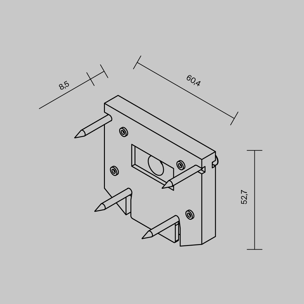 Заглушка Maytoni Technical Exility TRA034D-EC-422B