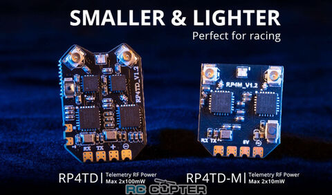 Приёмник Radiomaster RP4TD-M Mini True Diversity 2.4 ГГц FCC версия