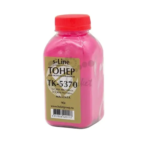Тонер Kyocera ECOSYS MA3500cix/PA3500cx банка 90г TK-5370 Magenta БУЛАТ s-Line