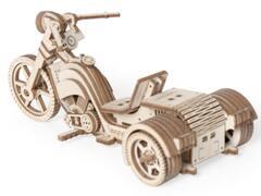 Трицикл Фотон от Lemmo. Деревянный конструктор, сборная модель, 3D пазл, мотоцикл, байк