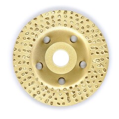 74-0-534 Круг шлиф. чашечный по дереву карбид вольфрама, прямой, 8 зерно FEPA, 125х22,2мм (РемоКолор)