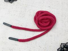 Шнур, ш. 5 мм, L 126 см, фуксия