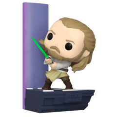 Фигурка Funko POP! Deluxe Bobble Star Wars Duel of The Fates Qui-Gon Jinn (Exc)