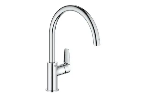 GROHE Start Edge QuickFix 30529001 Смеситель для кухонной мойки с высоким C-образным изливом, хром