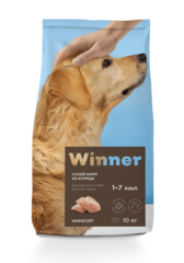 Сухой корм Winner Мираторг для взрослых собак крупных пород