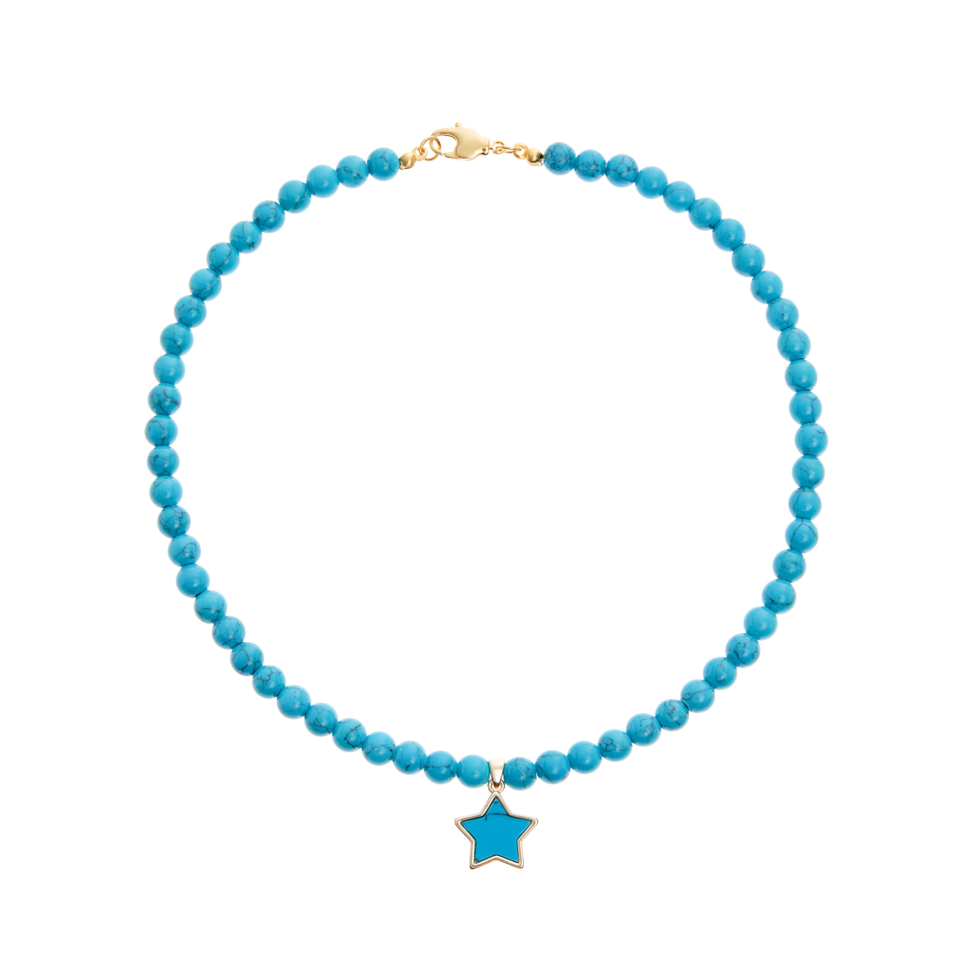 HOLLY JUNE Колье Turquoise Star Necklace holly june колье pearl with star necklace