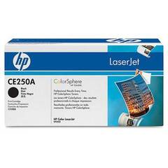 Картридж HP CE250A для HP Color LaserJet CM3530, CM3530fs, CP3525dn, CP3525n, CP3525x (черный, 5000 стр.)
