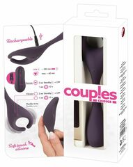 Фиолетовый универсальный вибратор Remote Controlled Couples Vibrator - 