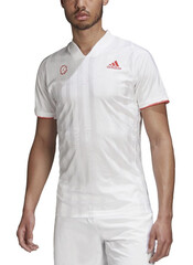 Футболка теннисная Adidas Freelift Tee ENG M - white/scarlet