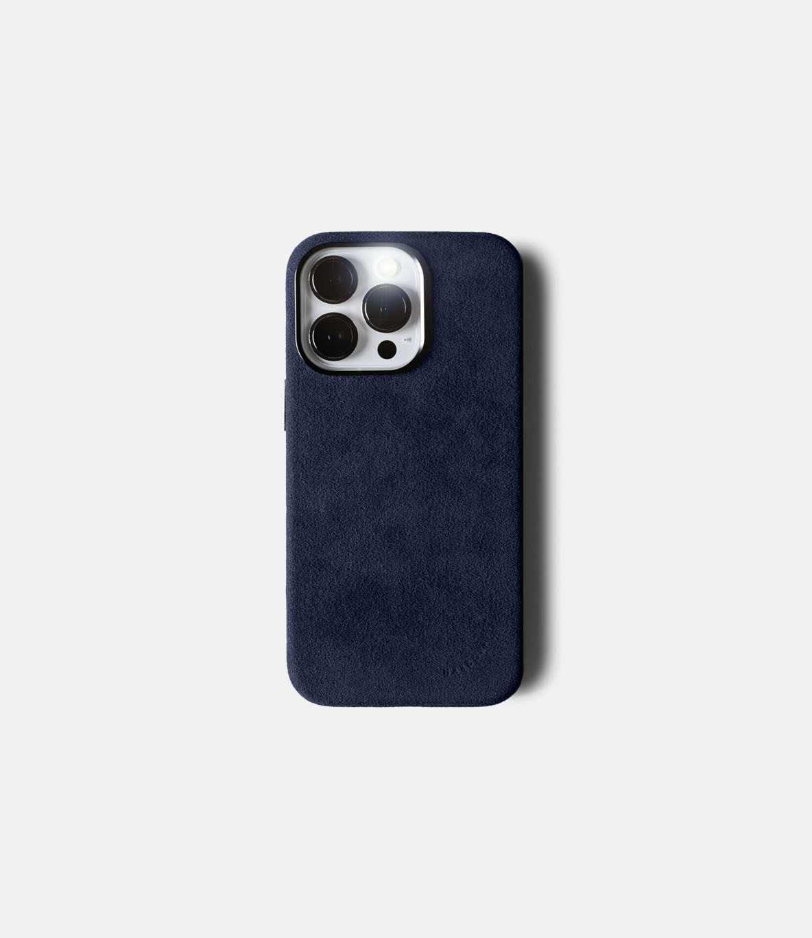 Hard Graft Fuzzy Navy Blue — чехол из алькантары для iPhone