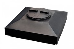 Ёмкость для душа  210л Политим 210 л. прямоугольный (950x950x400см;черный) - арт.560737