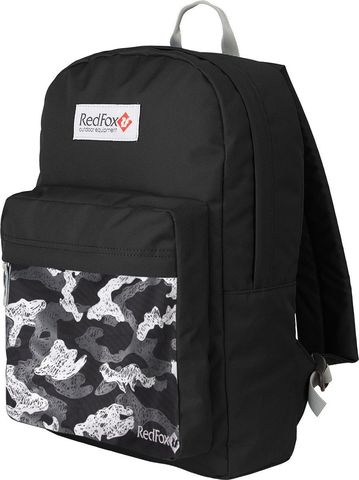 Картинка рюкзак городской Redfox Bookbag M2 10PR/черный/принт - 1