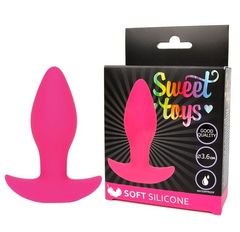 Розовая анальная втулка Sweet Toys - 8,5 см. - 