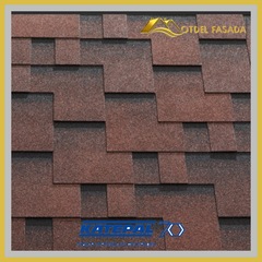 Гибкая черепица KATEPAL Rocky Гранит  3 м2